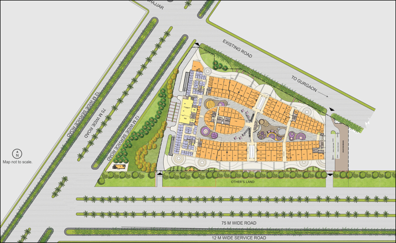 Site Plan Layout Satya The Hive Sector 102 Dwarka Expressway Gurgaon